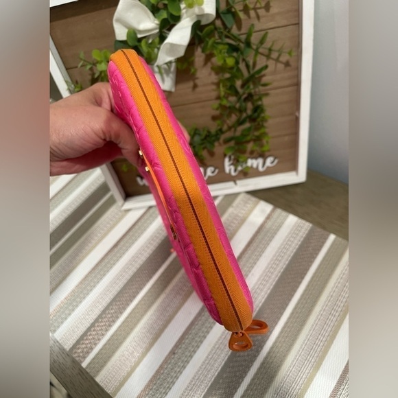 Marc Jacobs pink orange Nylon Embroidered Letter iPad Cover Case (C1) - Picture 7 of 7